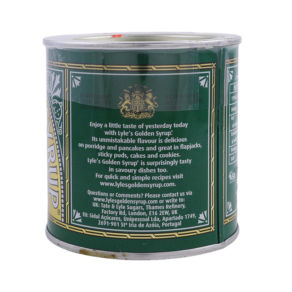 Lyle's Golden Syrup 454g back image