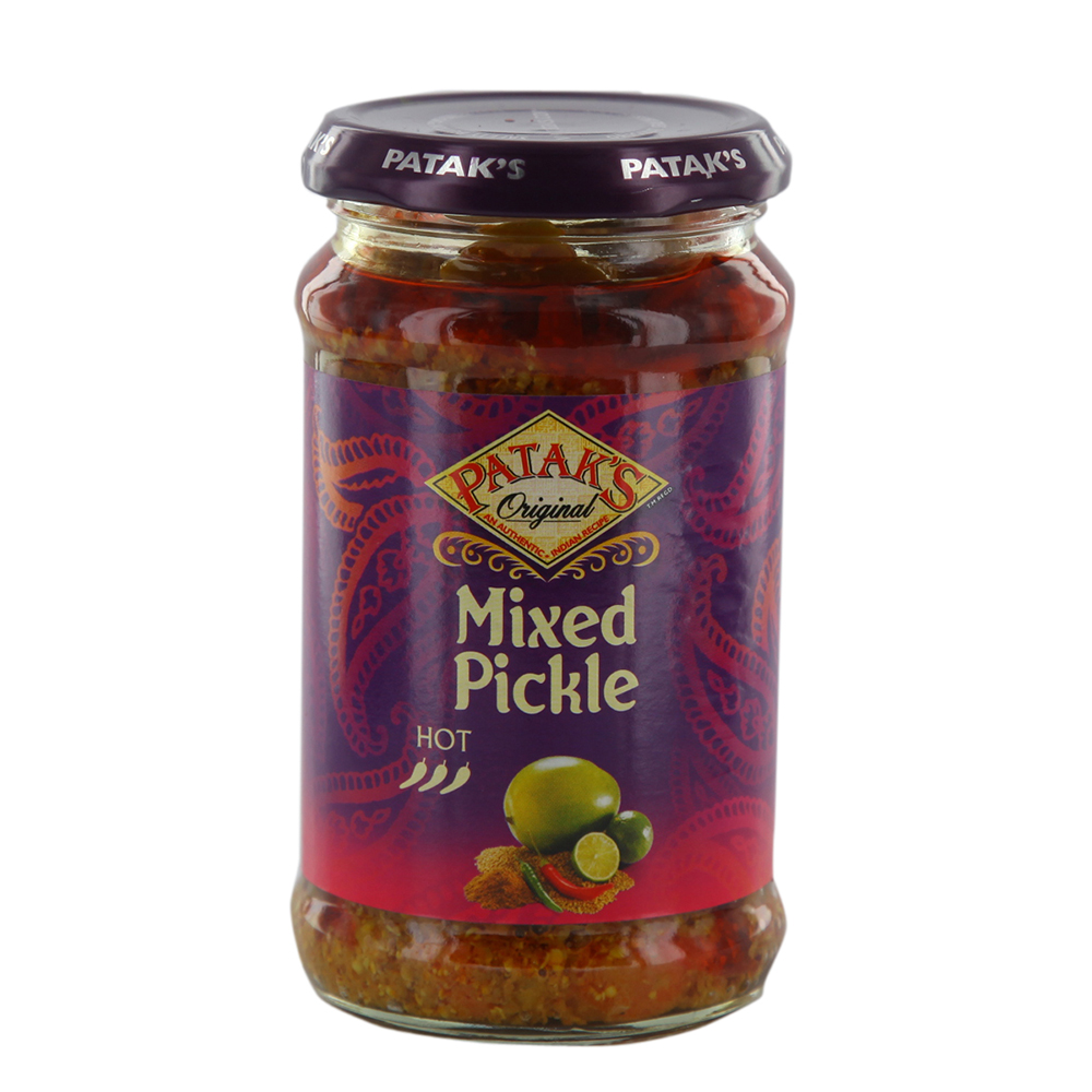 Pataks Original Hot Mixed Pickle 283g - Available at Alosra Online Supermarket