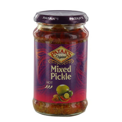 Pataks Original Hot Mixed Pickle 283g - Available at Alosra Online Supermarket