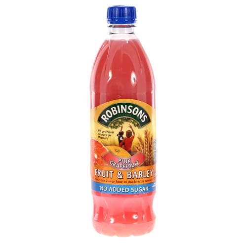 Robinsons Pink Grapefruit & Barley Drink No Added Sugar 1L - Available at Alosra Online Supermarket