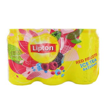 Lipton Ice Tea Red Fruit 320ml [6 Pack] - Available at Alosra Online Supermarket