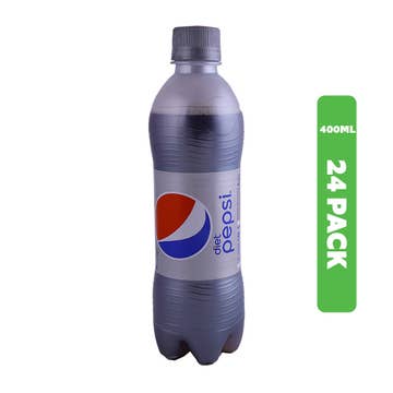 Pepsi Diet Soft Drink PET Bottle 24x400ml