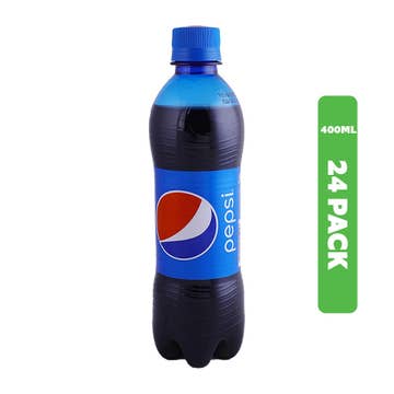 Pepsi Regular Soft Drink Bottle 24x400ml
