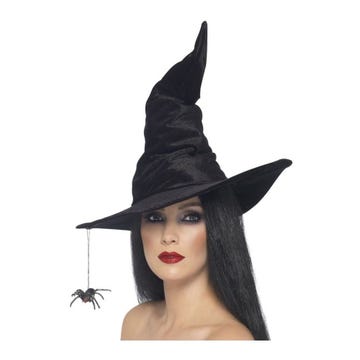 Black Witch Hat With Spider - Available at Alosra Online Supermarket