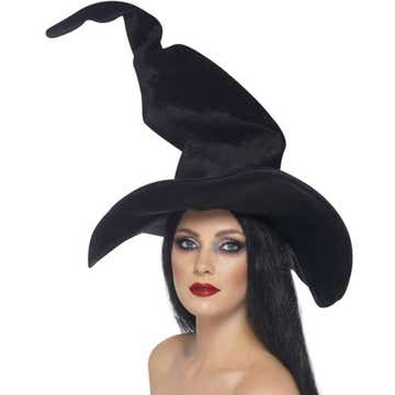 Smiffys Witches Hat Black Tall & Twisty - Available at Alosra Online Supermarket