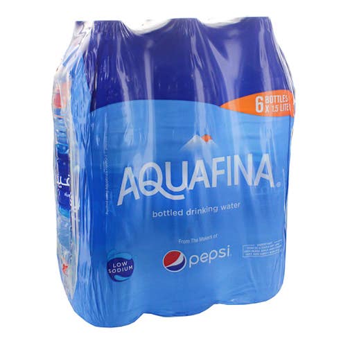 Aquafina Bottled Drinking Water 1500ml [6 Pack] - Available at Alosra Online Supermarket