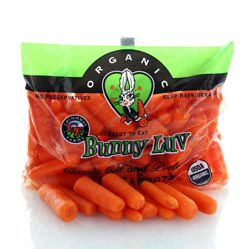 Bunny Luv Organic Carrots 454g [Pre-packed] - Available at Alosra Online Supermarket
