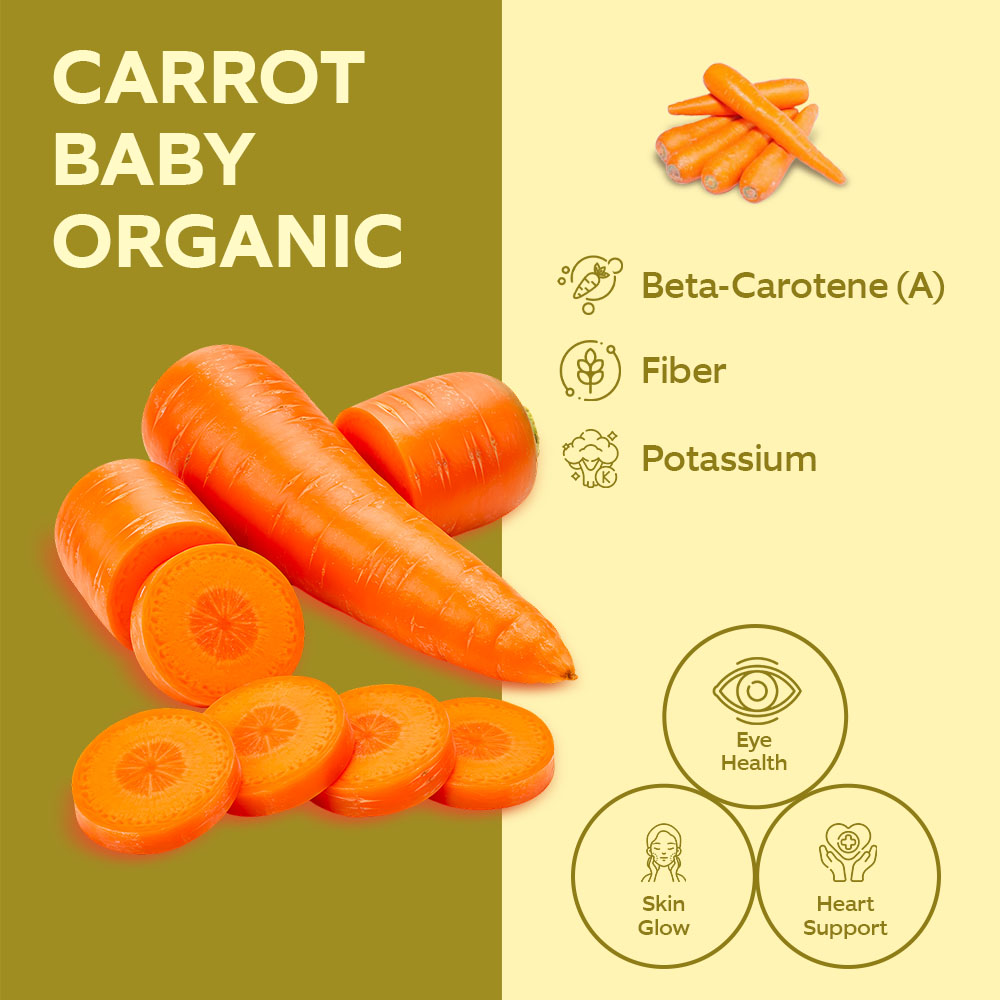 Bunny Luv Organic Carrots 454g [Pre-packed] lifestyle image
