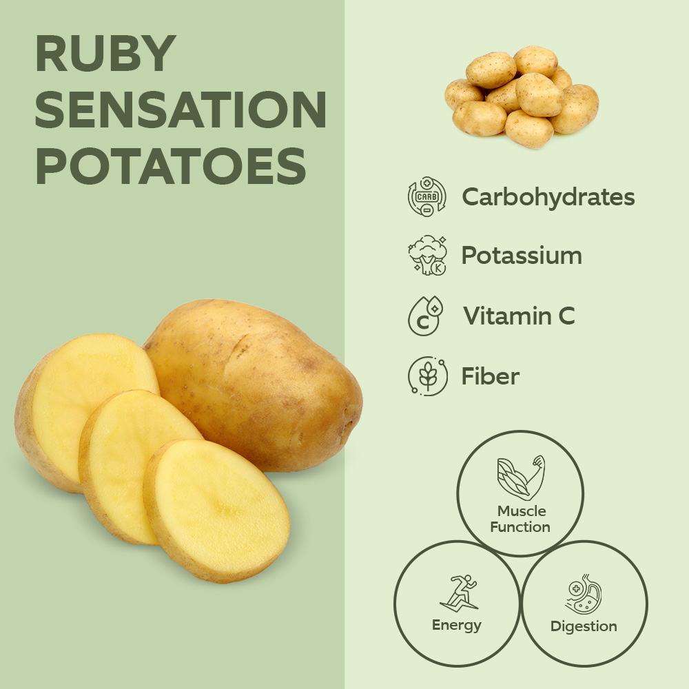 Tasteful Selections Ruby Sensation Potatoes 680g lifestyle image