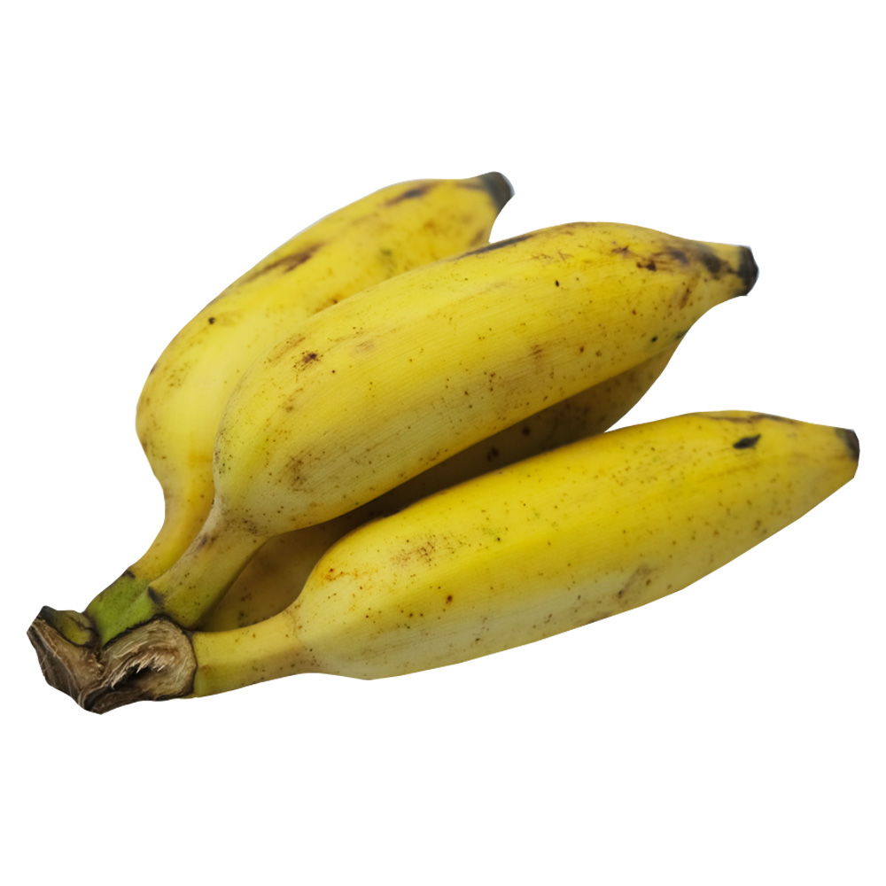 Banana India Small [Per Kg] - Exotic & Sweet - Available at Alosra Online Grocery Store.