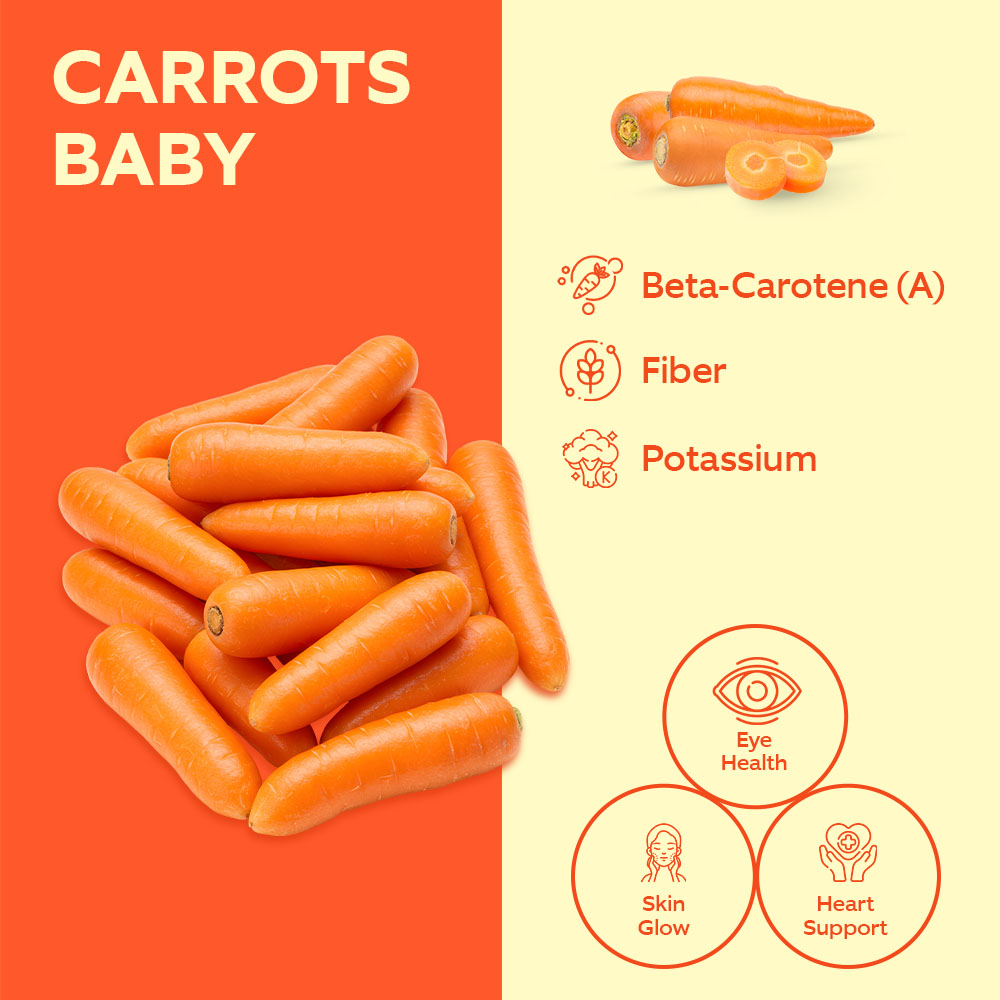 Baby Carrots 340g [Pre-Packed] lifestyle image