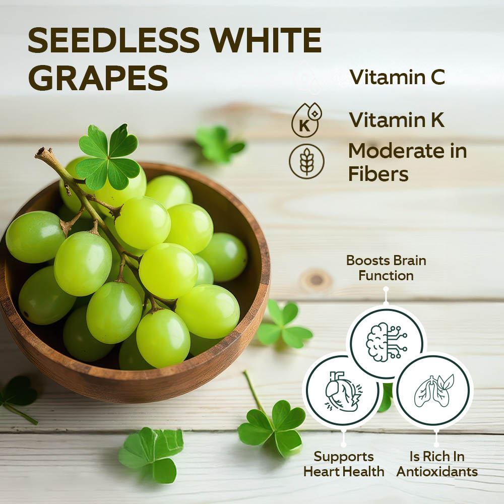 White Grapes Seedless [Per Kg] lifestyle image