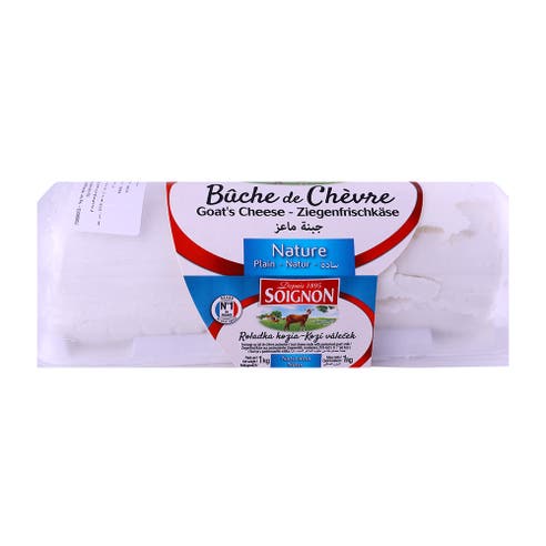Soignon Fresh Goat Log Plain [Per Kg] - Available at Alosra Online Supermarket