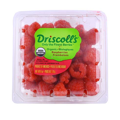 Driscolls Organic Raspberry 170g - Available at Alosra Online Supermarket