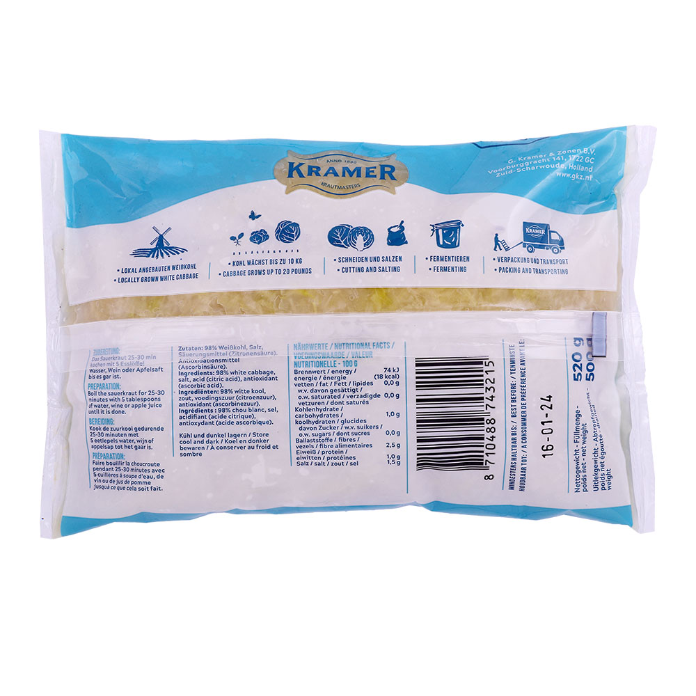 Sauerkraut [Per Pack] back image