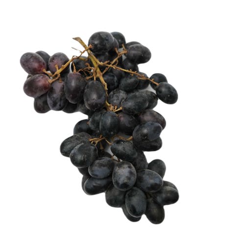 Black Seedless Grapes [Per Kg] - Available at Alosra Online Supermarket