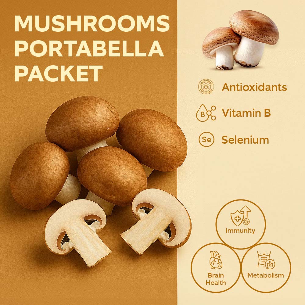 Mushrooms Portabella Import Pack lifestyle image