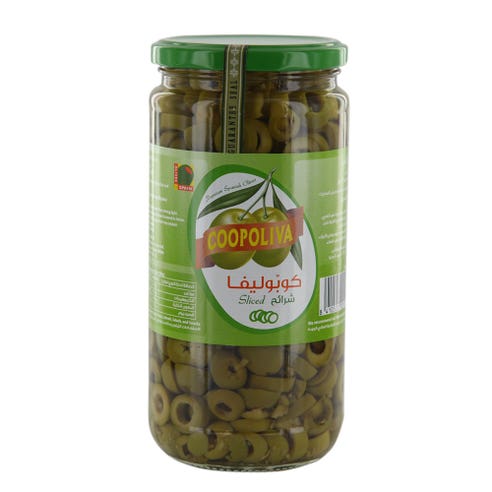 Coopoliva Sliced Olives 360g - Available at Alosra Online Supermarket