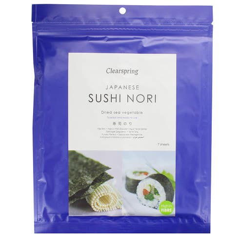 Clearspring Sushi Nori Toasted 17g - Available at Alosra Online Supermarket