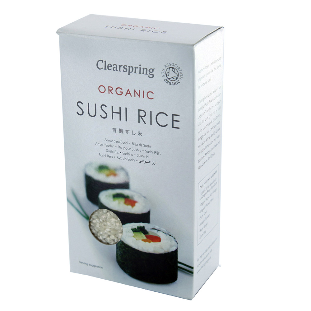 Clearspring Organic Sushi Rice 500g - Available at Alosra Online Supermarket