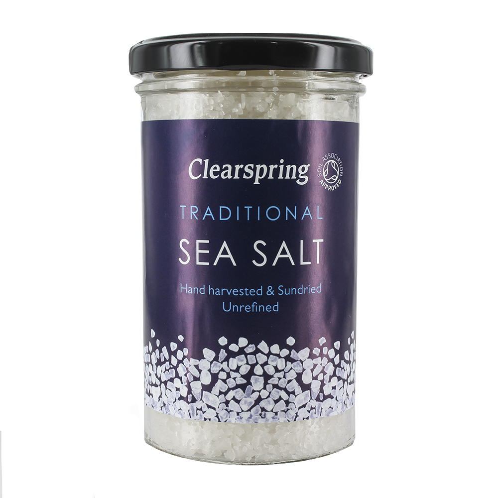Clearspring Traditional Sea Salt 250g - Available at Alosra Online Supermarket