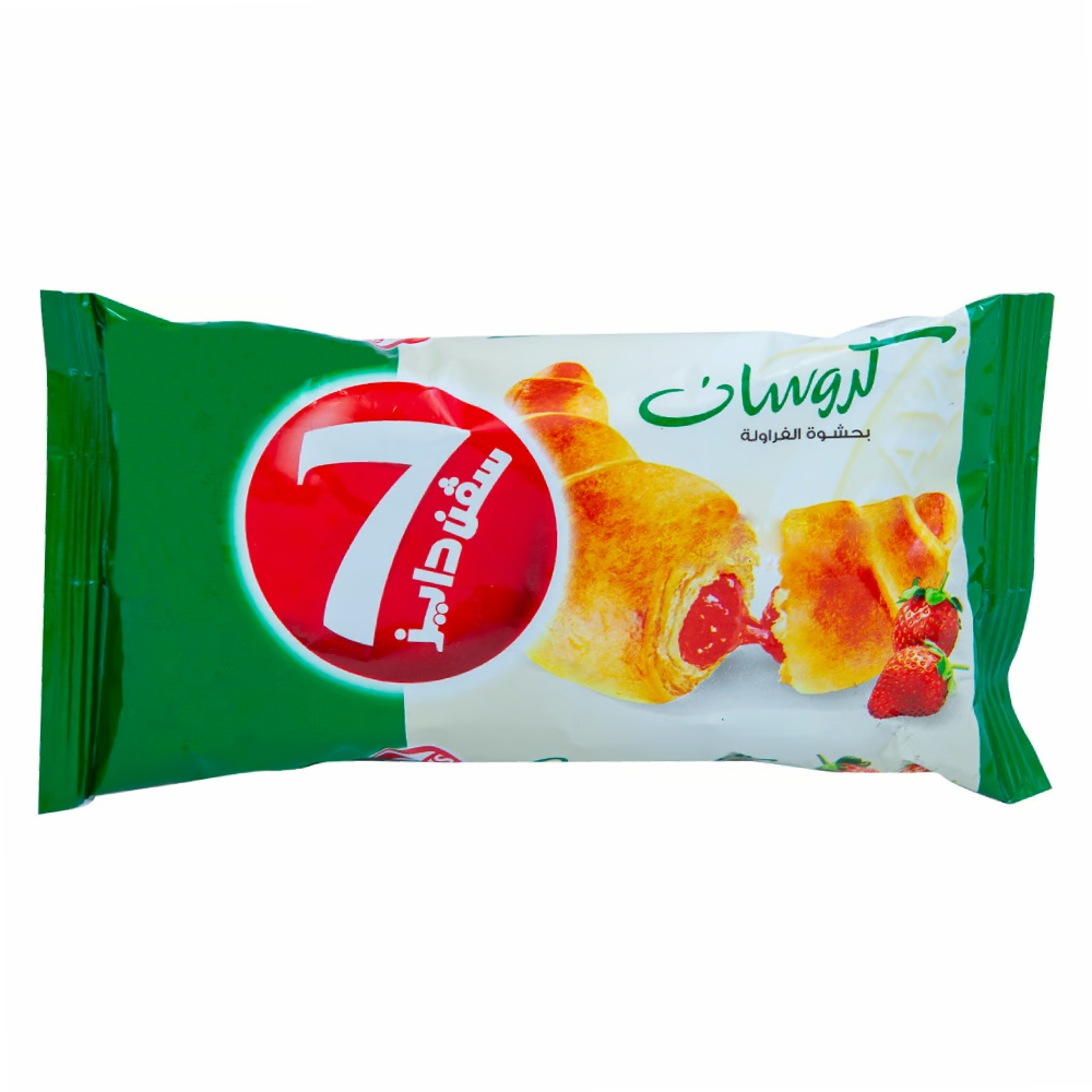 7Days Strawberry Midi Croissant 55g - Available at Alosra Online Supermarket