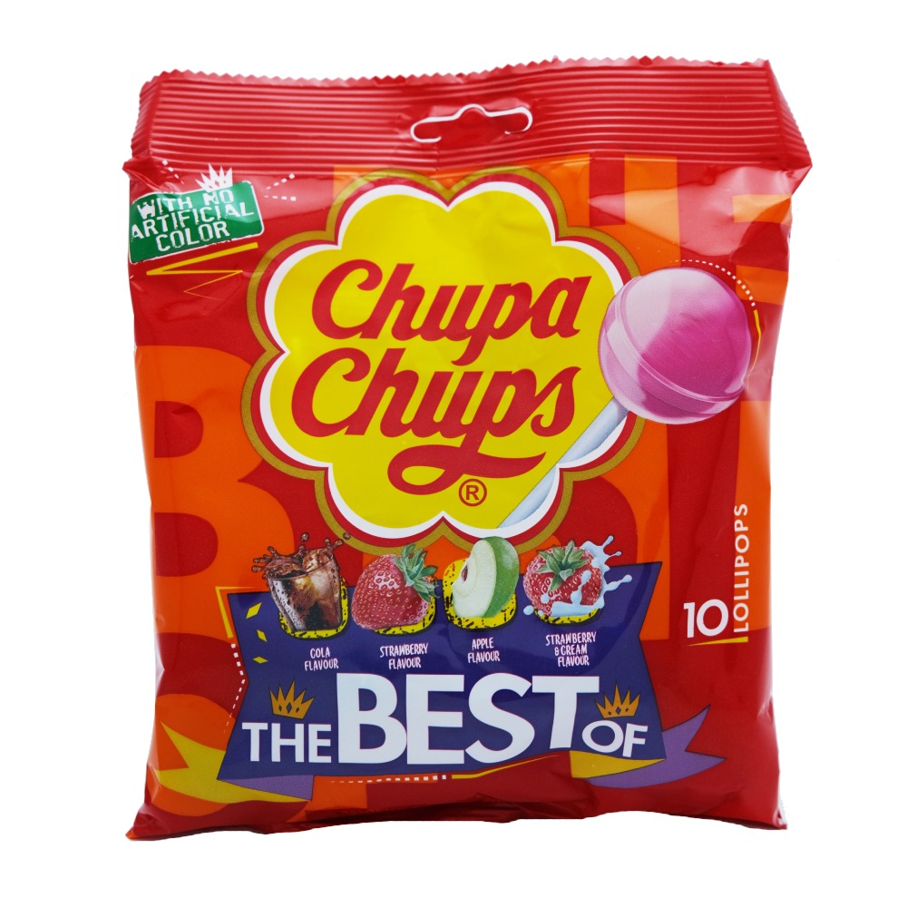Chupa Chups The Best of Lollipops 10's - Available at Alosra Online Supermarket