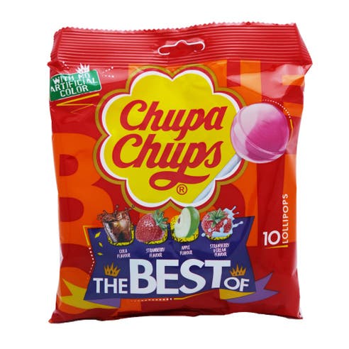 Chupa Chups The Best of Lollipops 10's - Available at Alosra Online Supermarket