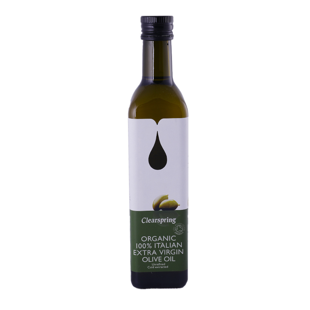 Clearspring Organic Italian Extra Virgin Olive Oil 500ml - Available at Alosra Online Supermarket