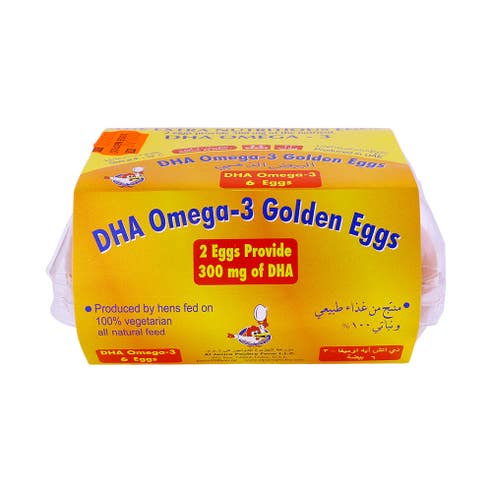 DHA Omega-3 Eggs [6 Pieces] - Available at Alosra Online Supermarket