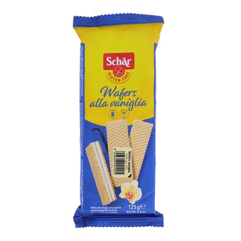 Schar Wafers Alla Vaniglia 125g - Available at Alosra Online Supermarket
