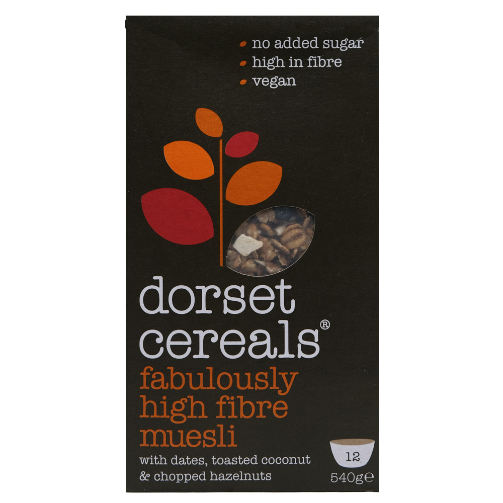 Dorset Cereals Fabulously High Fiber Muesli 540g - Available at Alosra Online Supermarket