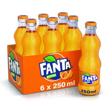 Fanta Orange 250ml [6 Pack] - Available at Alosra Online Supermarket