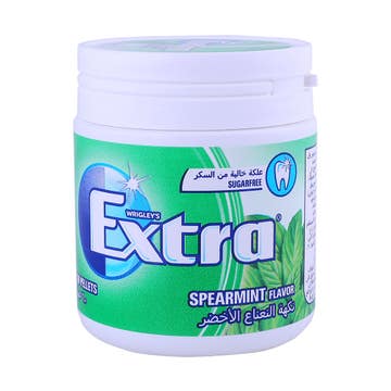 Wrigley's Extra Spearmint Flavor Biggie Bottle 84g - Available at Alosra Online Supermarket