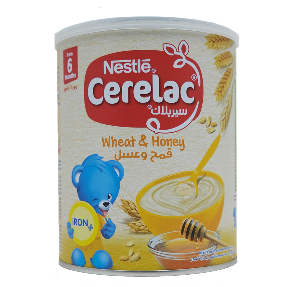 Nestle Cerelac Honey Wheat & Milk Infant Cereal 400g - Available at Alosra Online Supermarket