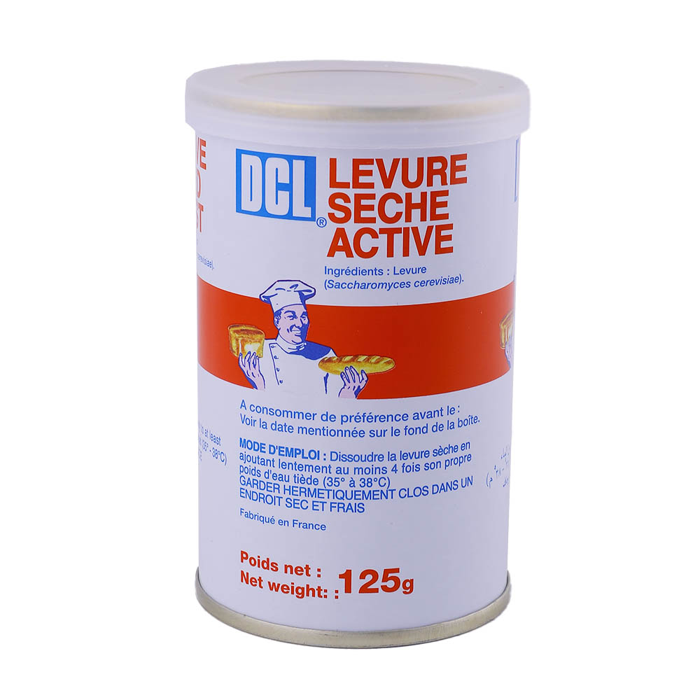 DCL Active Dried Yeast 125g back image