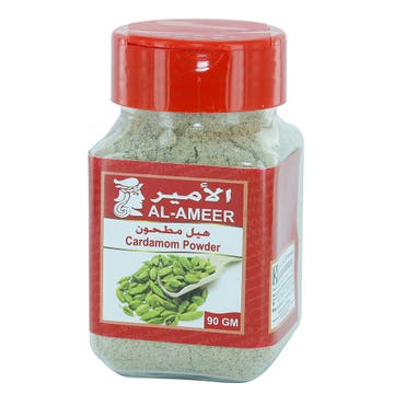 Al-Ameer Cardamom Powder 90g - Available at Alosra Online Supermarket