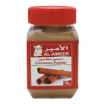 Al-Ameer Cinnamon Powder 90g - Available at Alosra Online Supermarket