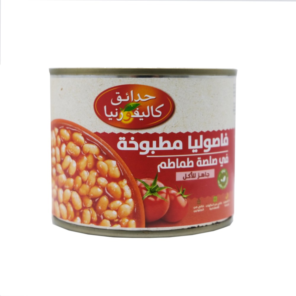 California Garden Baked Beans in Tomato Sauce 220g back image