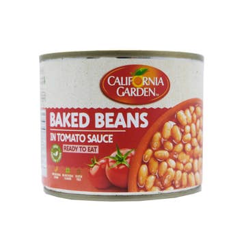California Garden Baked Beans in Tomato Sauce 220g - Available at Alosra Online Supermarket