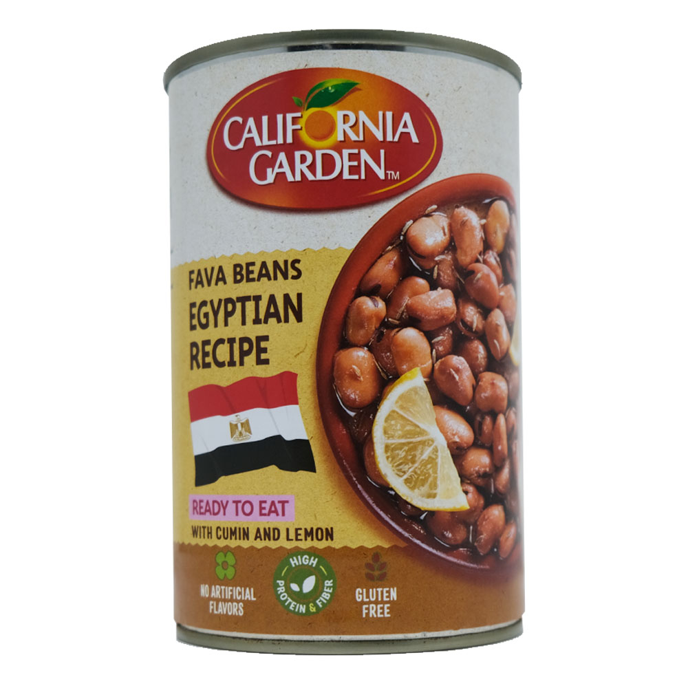 California Garden Fava Beans Egyptian Receipe 450g