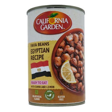 California Garden Fava Beans Egyptian Recipe 450g - Available at Alosra Online Supermarket