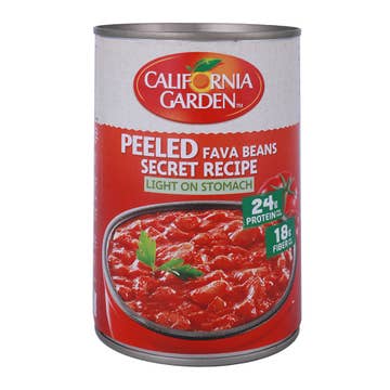California Garden Peeled Fava Beans Secret Recipe 450g - Available at Alosra Online Supermarket