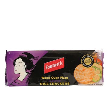Fantastic Wooden Oven Pizza Rice Crackers 100g - Available at Alosra Online Supermarket