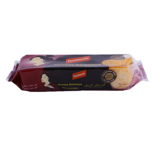 Fantastic Smokey Barbeque Rice Crackers 100g - Available at Alosra Online Supermarket