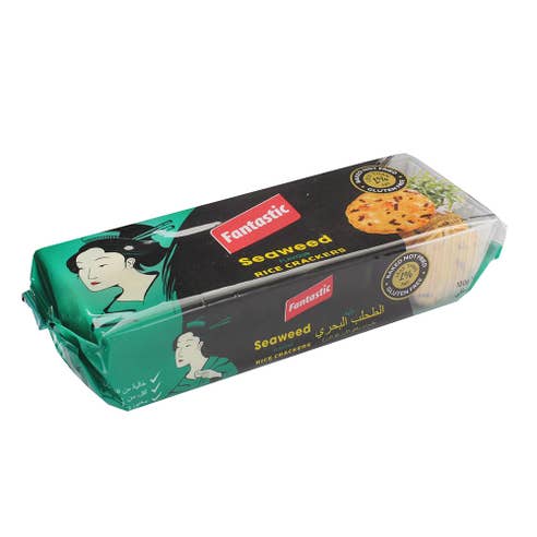 Fantastic Seaweed Rice Crackers 100g - Available at Alosra Online Supermarket