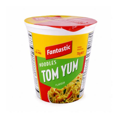 Fantastic Tom Yum Flavour Noodles 70g - Available at Alosra Online Supermarket