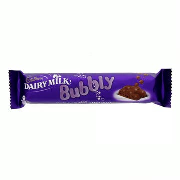 Cadbury Dairy Milk Bubbly 28g - Available at Alosra Online Supermarket