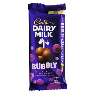 Cadbury Dairy Milk Bubbly 87g - Available at Alosra Online Supermarket