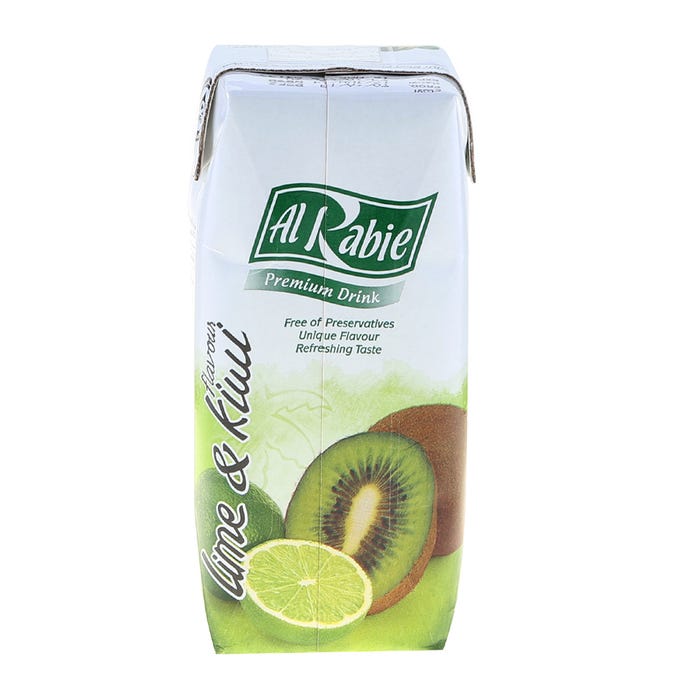 Al Rabie Kiwi & Lime Juice Prisma 330ml - Available at Alosra Online Supermarket